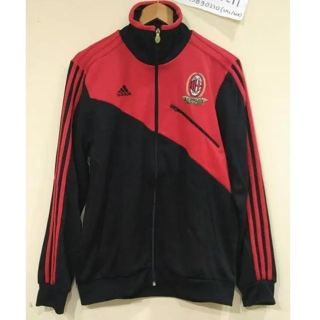 Ac Milan Track Top   Black Xs