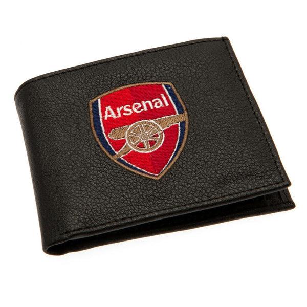 Arsenal Fc Broderet Pung   Sort