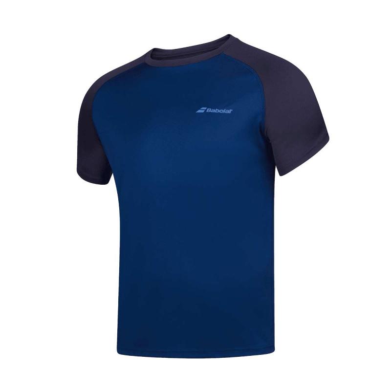 Babolat Play Crew Neck T Shirt Blå