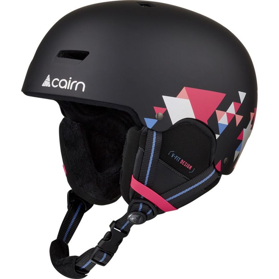 Cairn Darwin  Skihjelm  Junior  Sort Pink