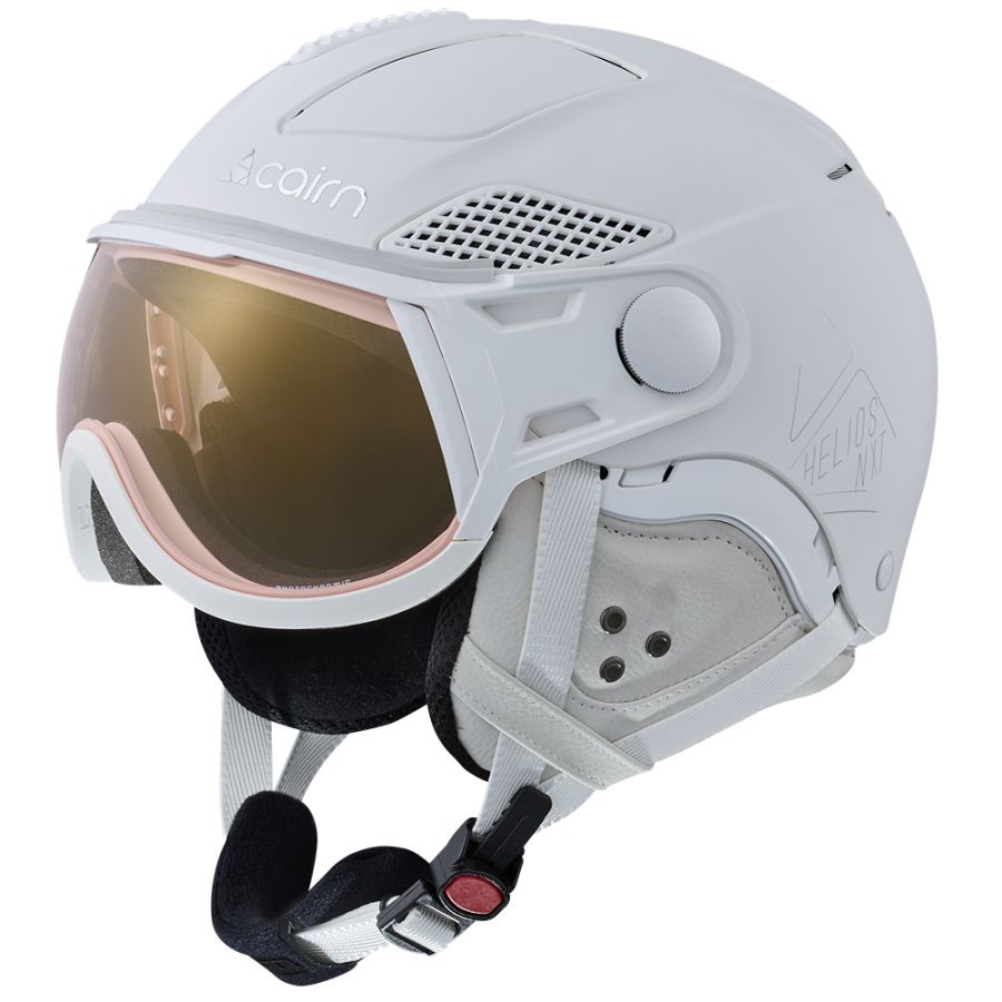 Cairn Helios Evolight Nxt  Skihjelm Med Visir  Mat Hvid