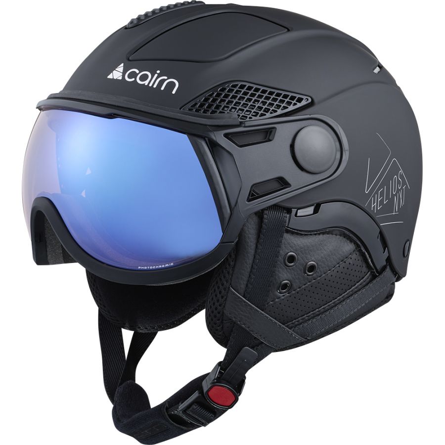 Cairn Helios Evolight Nxt  Skihjelm Med Visir  Mat Sort