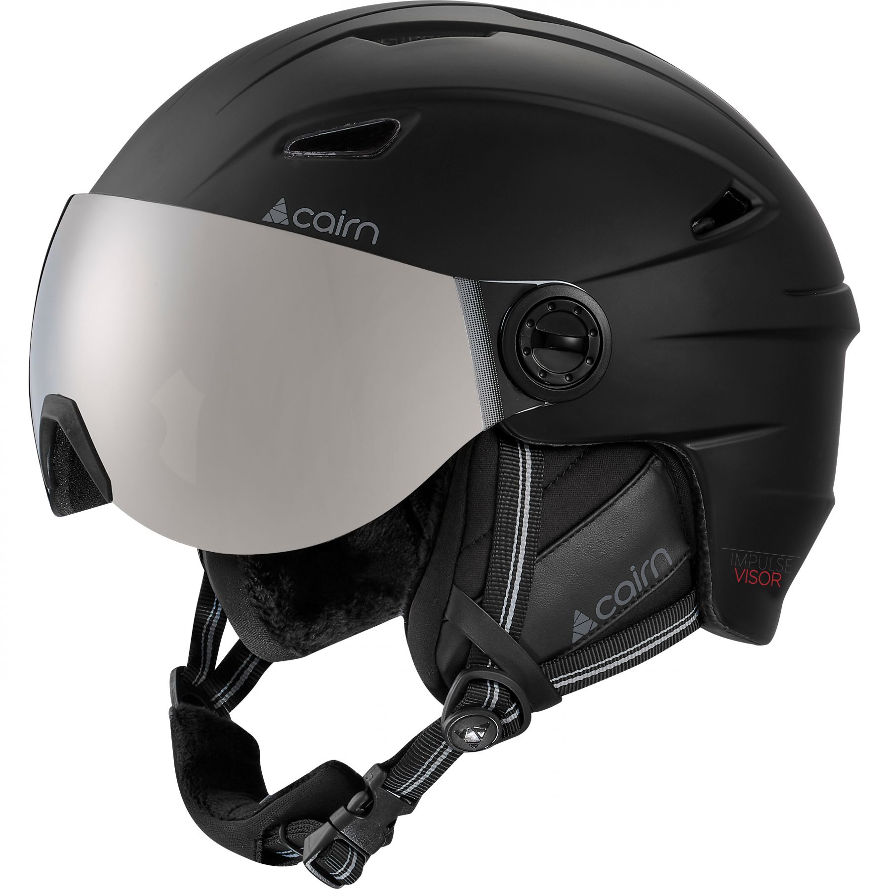 Cairn Impulse  Skihjelm Med Visir  Junior  Sort
