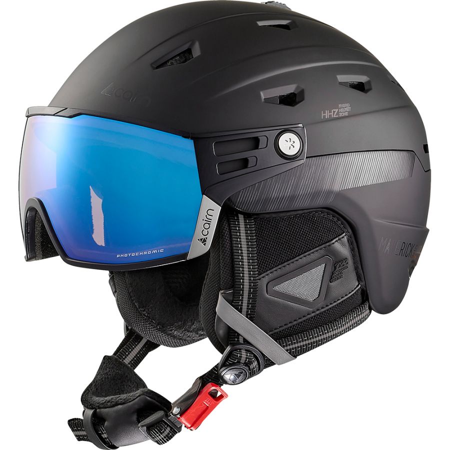 Cairn Maverick Evolight Skihjelm Med Visir  Sort