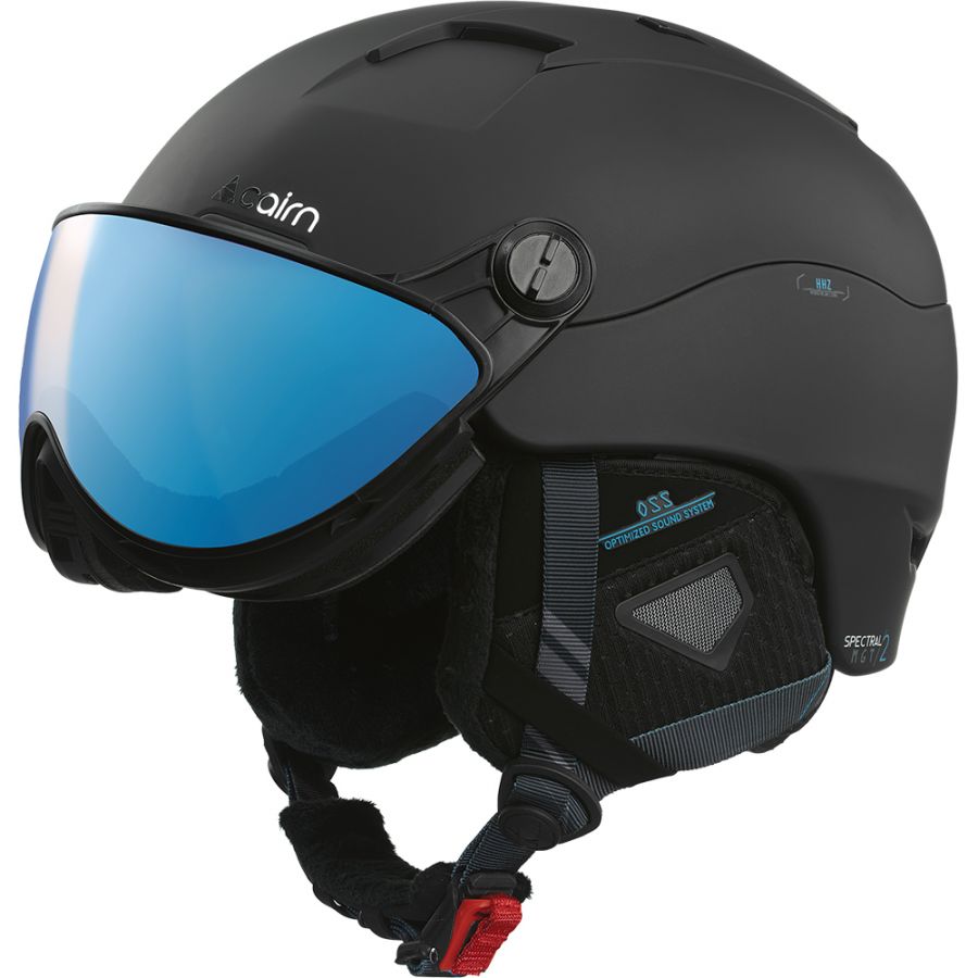 Cairn Spectral Visor Magnet 2 Ium  Skihjelm Med Visir  Blackazure