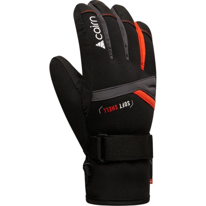 Cairn Styl C Tex Handsker  Junior  Graphite Scarlet