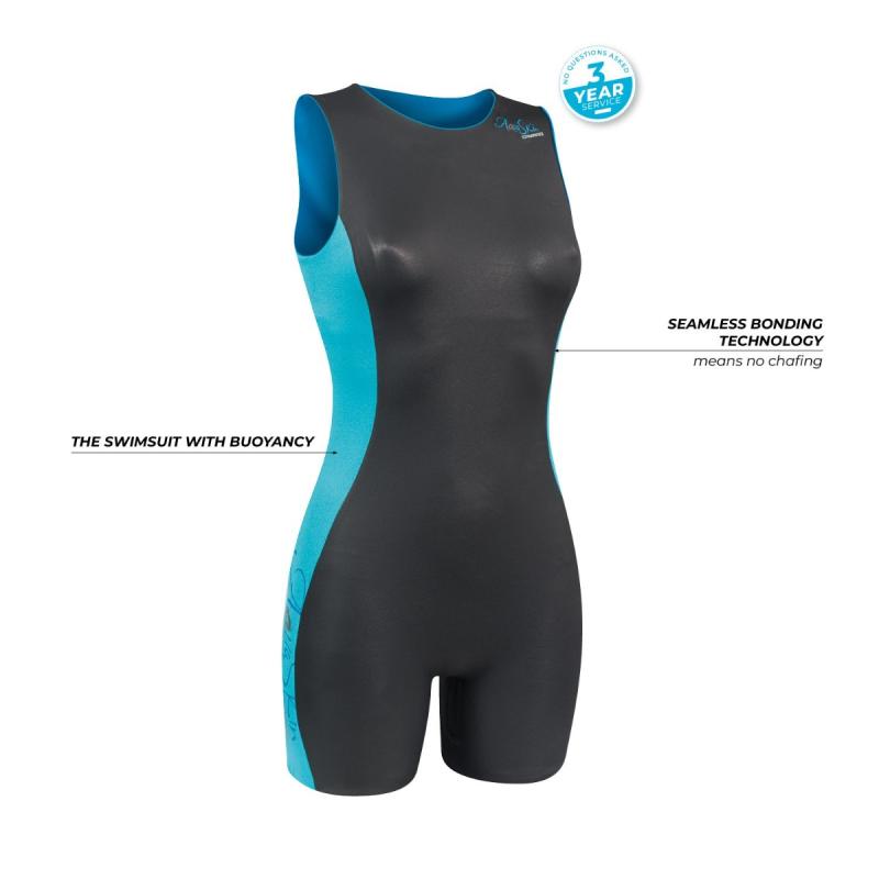 Camaro Aquaskin Wavesuit Badedragt Med Ben