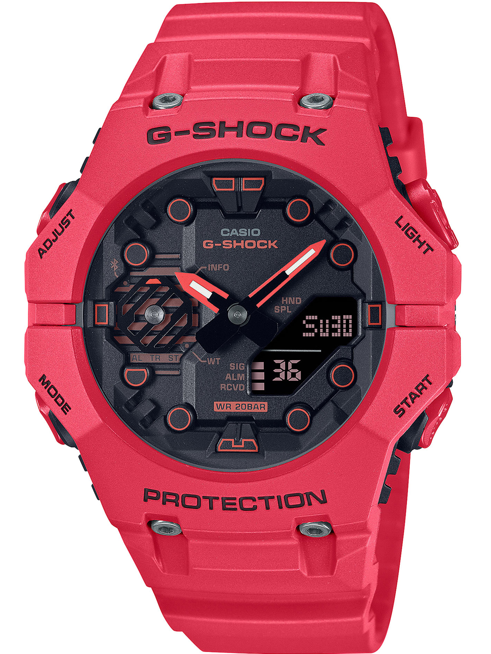 Casio Ga B001 4aer Herreur G Shock Rødt Ur