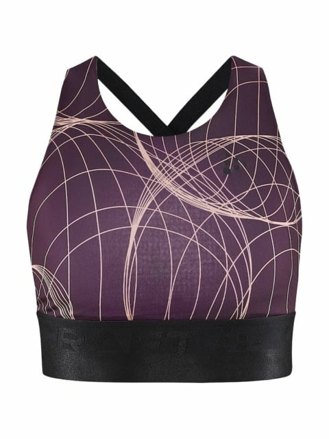 Craft   Core Charge Sport Top W   Burgundy Bleikur S