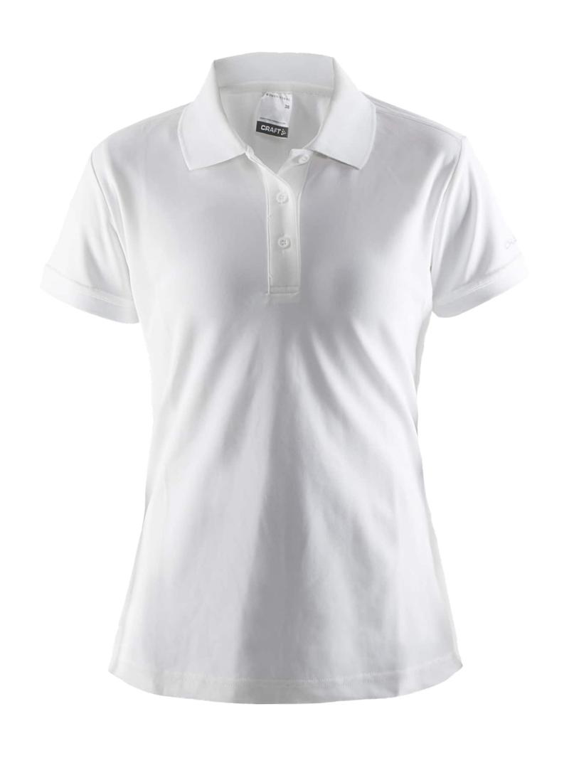 Craft   Polo Shirt Pique Classic Kvinder   White 42 Xl