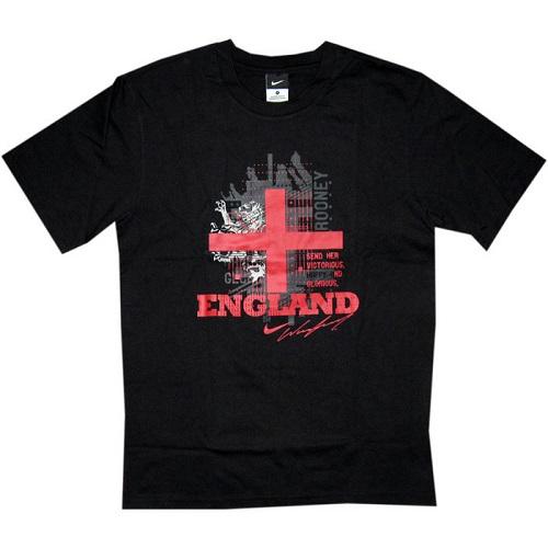 England Hero S Tee World Cup 2010 Rooney 9   Black M