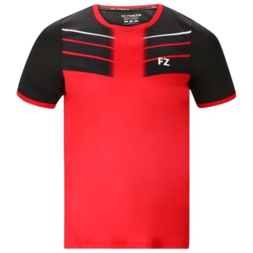 Forza Check Junior T Shirt Chinese Red