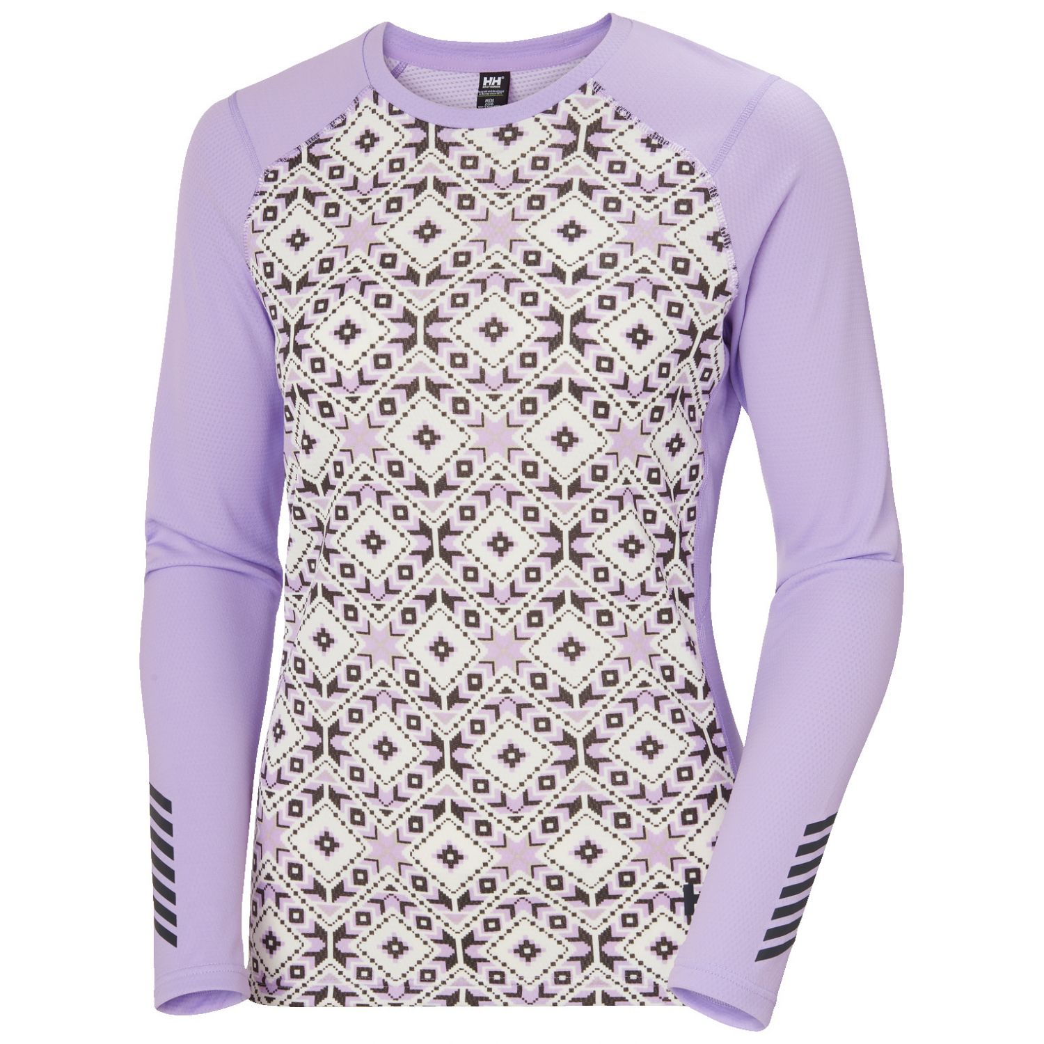 Helly Hansen Lifa Active Graphic Crew  Dame  Lilla