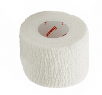 Henza  Elastisk Crossfittape   Hvid   5cm X 6 9m