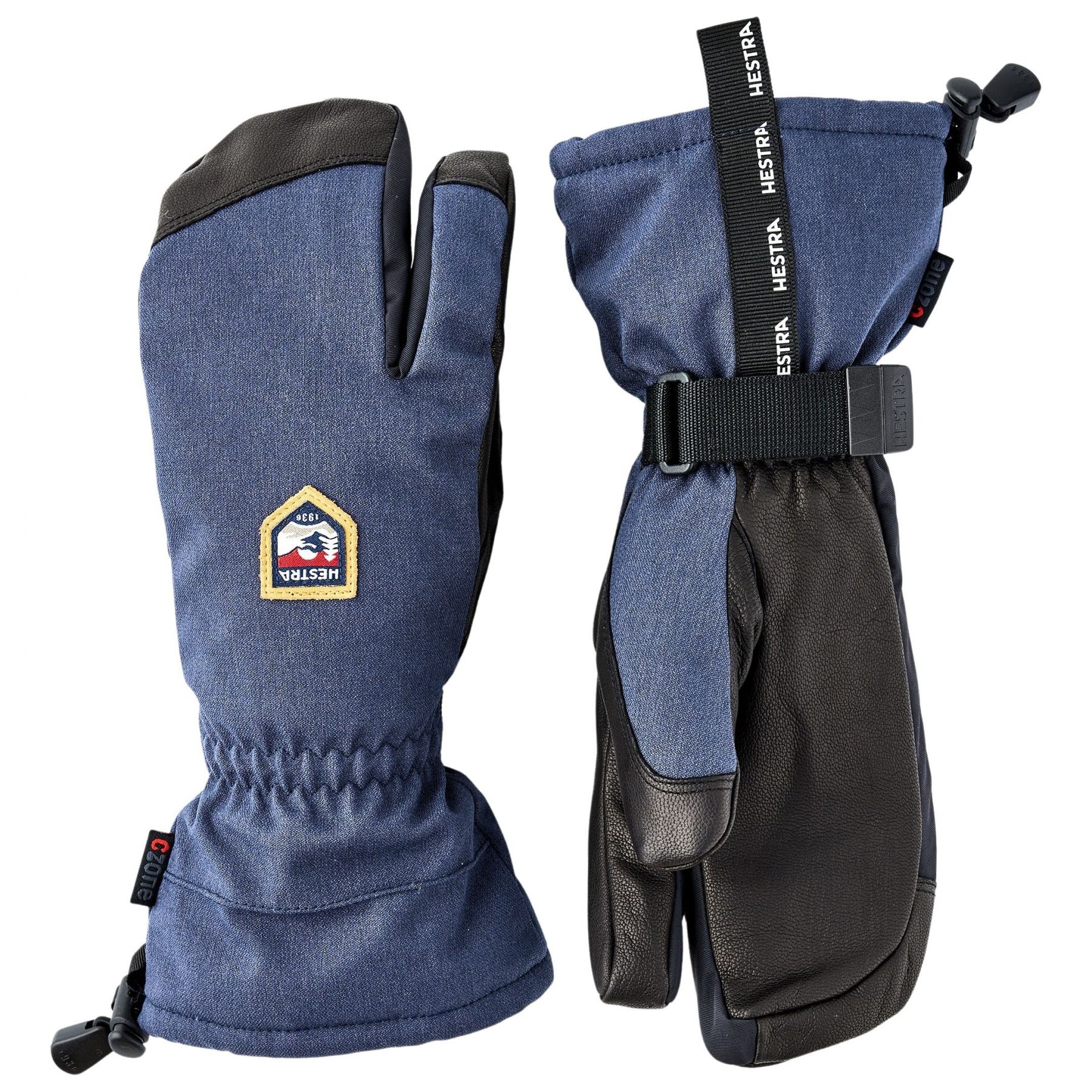 Hestra Czone Mountain  3 Finger Skihandsker  Navy