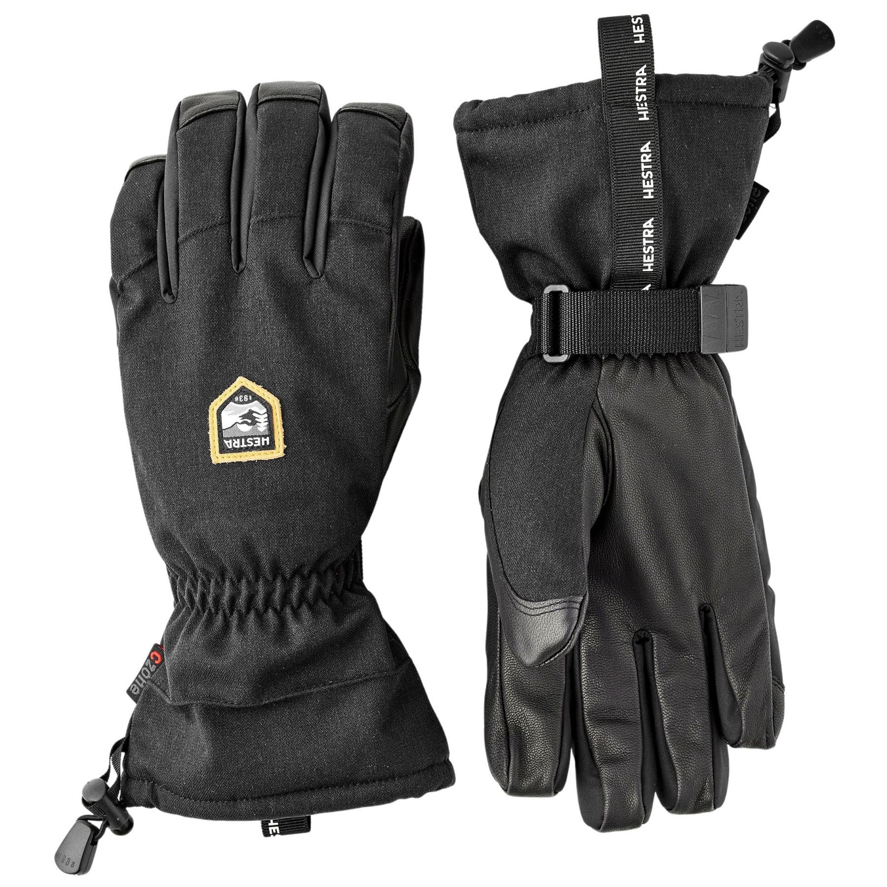Hestra Czone Mountain  Skihandsker  Sort