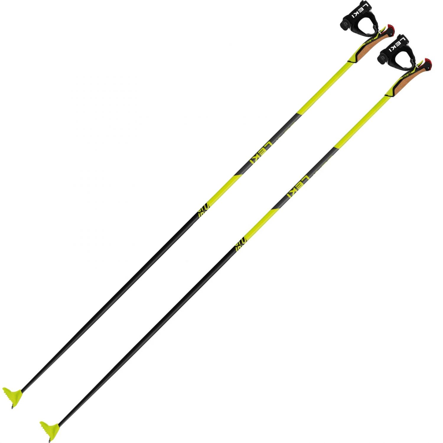 Leki Prc 650  Langrendsstave  Sort Gul
