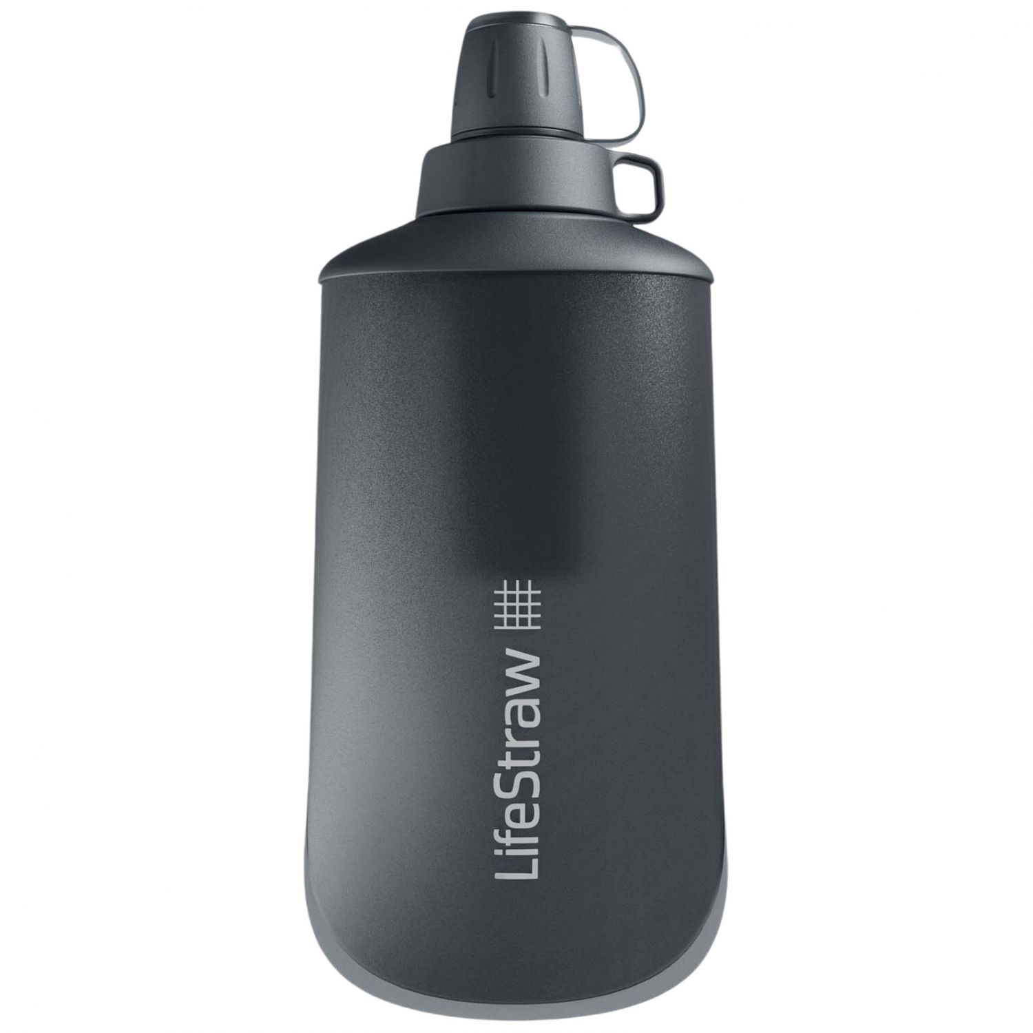Lifestraw Peak Series Collabsible Squeeze Bottle  650ml  Mørkegrå