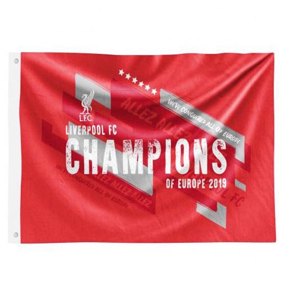 Liverpool Champions Europe Flag Trade One Size