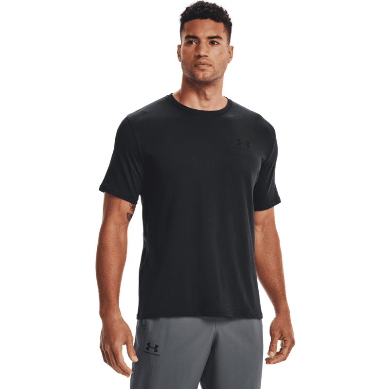 Mænds Under Armour   Sportstyle Left Chest   Sort 5xl