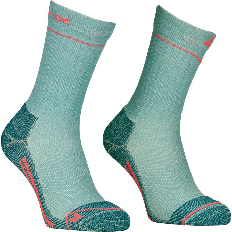 Ortovox Hike Classic Mid Socks  Dame  Lyseblå