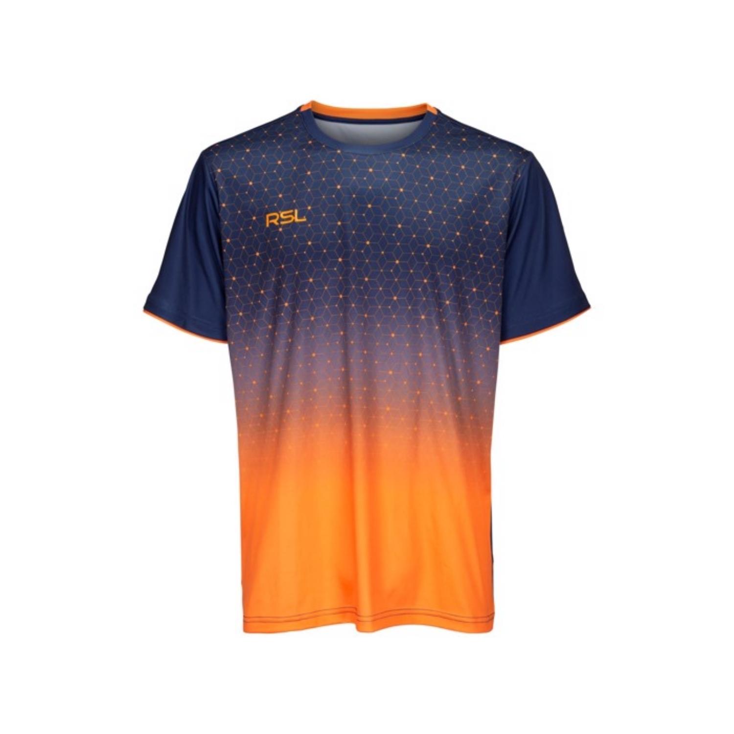 Rsl Cirium Junior T Shirt Navy Orange