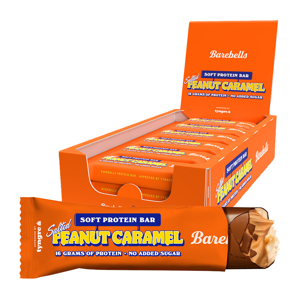 Barebells Soft Protein Bar   Salted Peanut Caramel  12x 55g