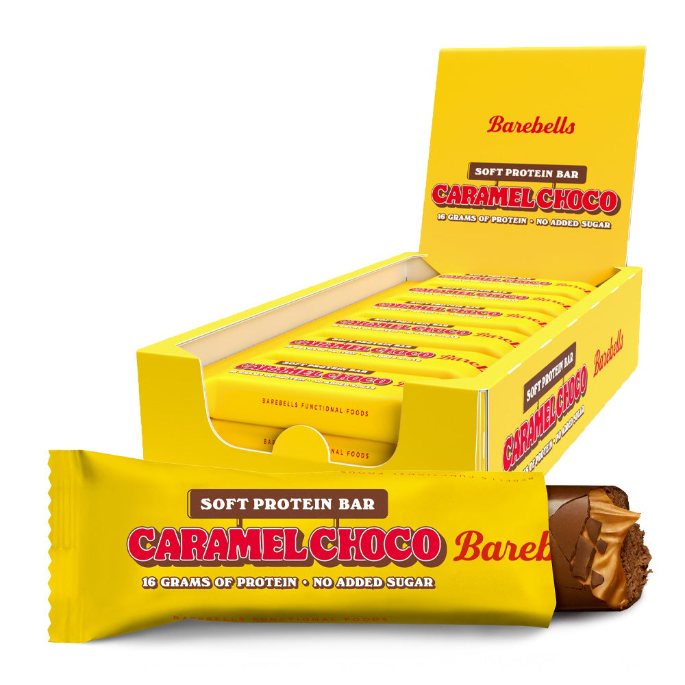 Barebells Soft Protein Bar   Caramel Choco  12x 55g    Proteinbarer