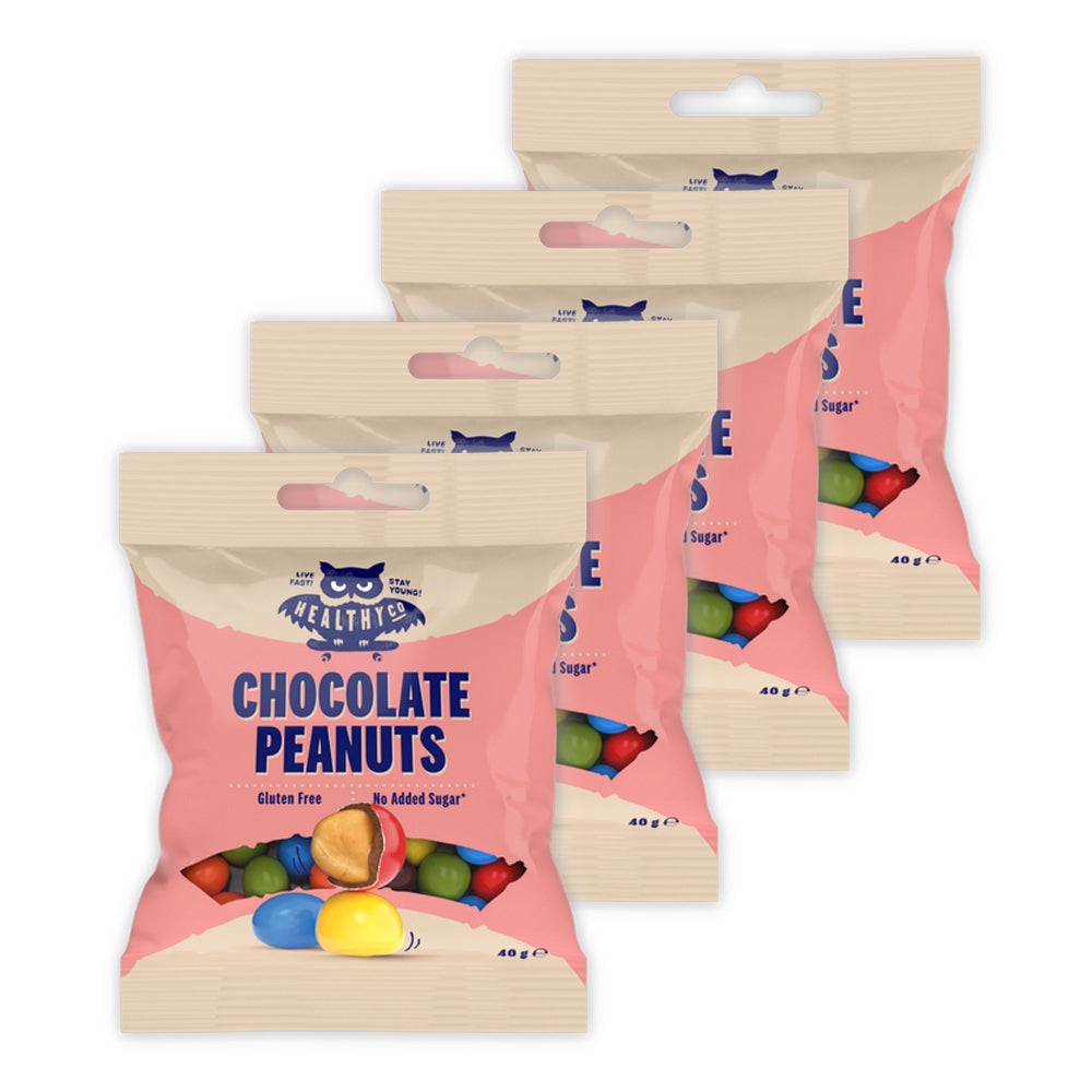 Healthyco   Chocolate Peanuts  6x40g    Slik   Chips