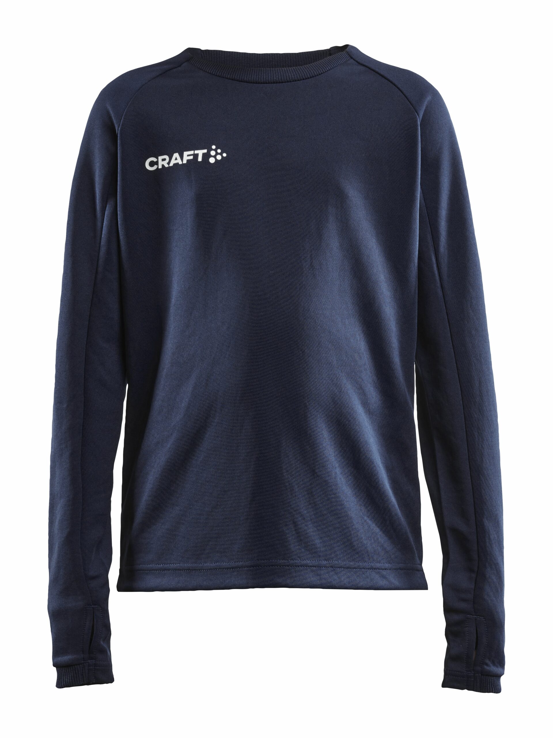 Craft   Evolve Crew Neck Jr   Navy 146 152