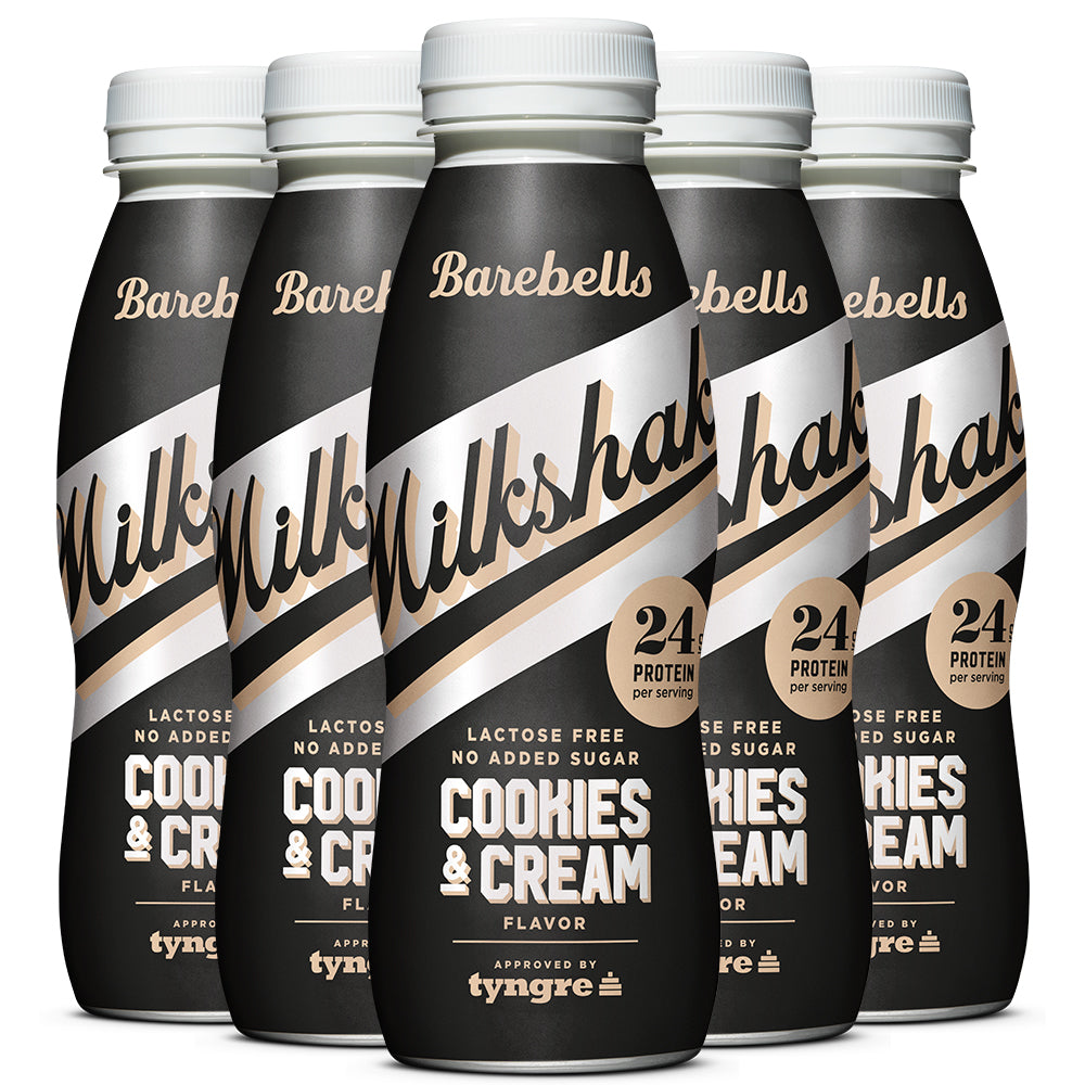 Barebells Milkshake Cookies   Cream  5x 330ml    Drikke