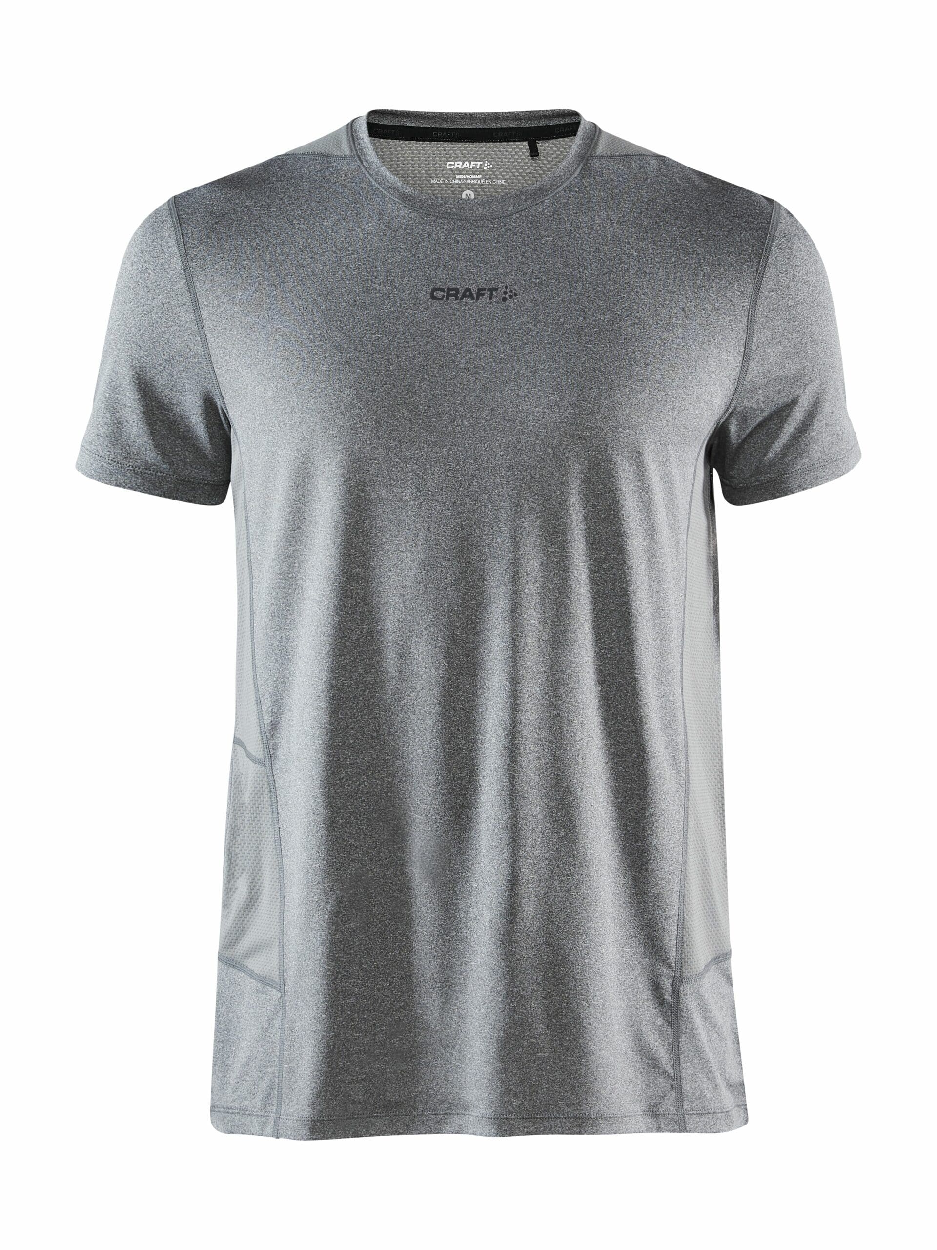 Craft   Adv Essence Ss Tee Maend   Dk Grey Melange Xs