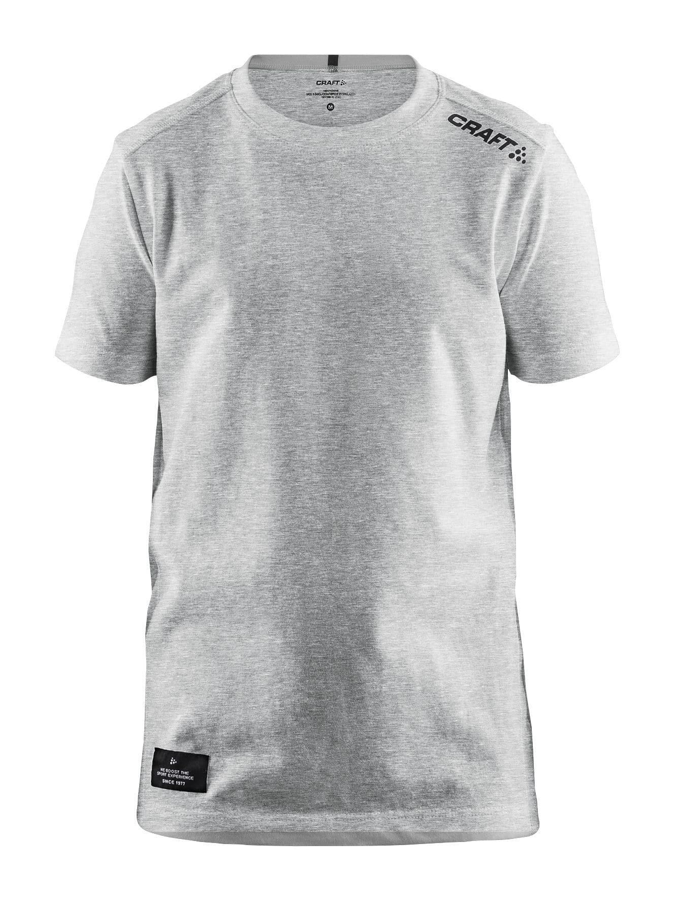 Craft   Community Mix Ss Tee Jr   Grey Melange 122 128