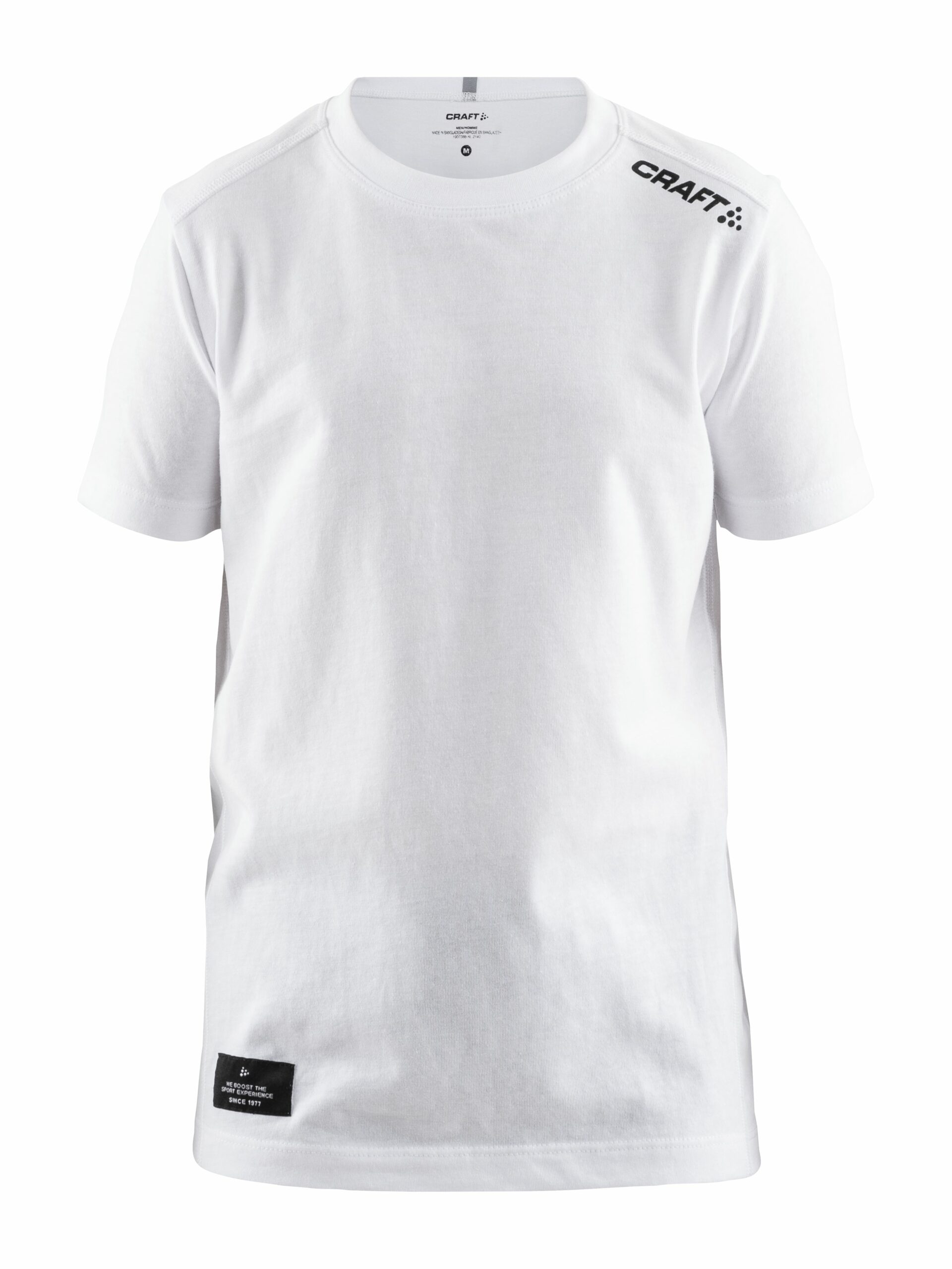 Craft   Community Mix Ss Tee Jr   White 134 140