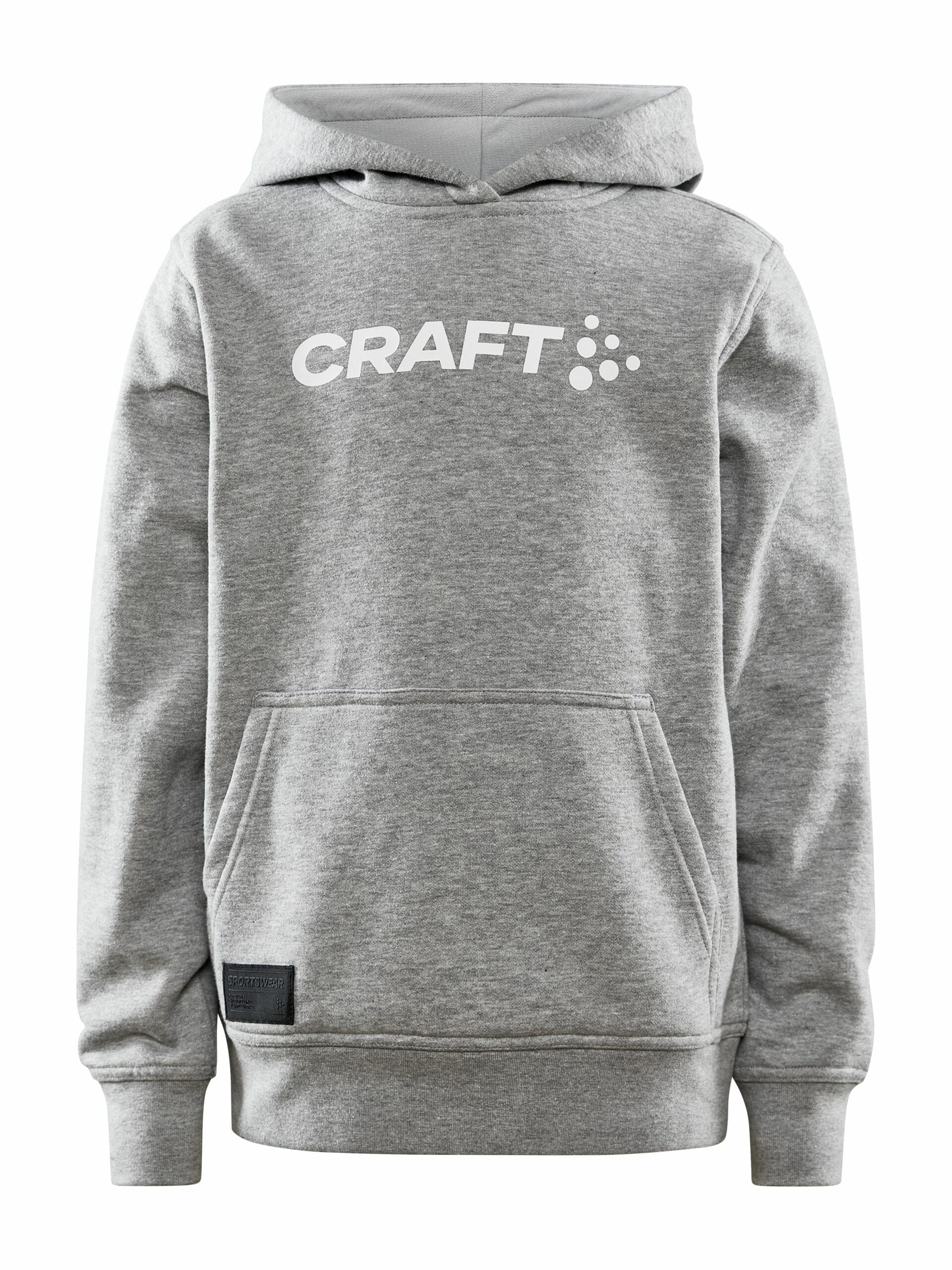 Craft   Core Craft Hood Jr   Grey Melange 146 152