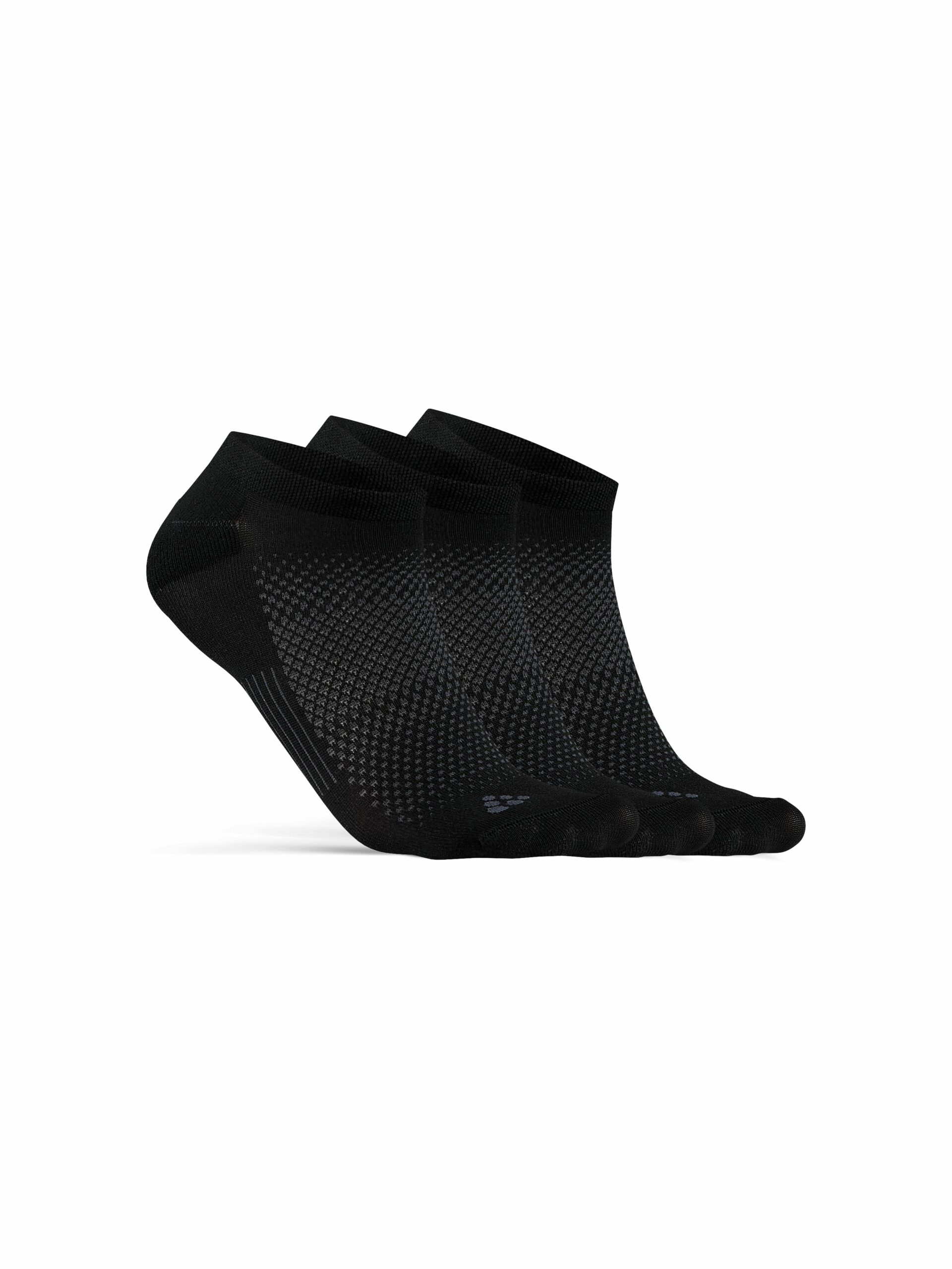 Craft   Core Dry Footies 3 Pack   Black 46 48