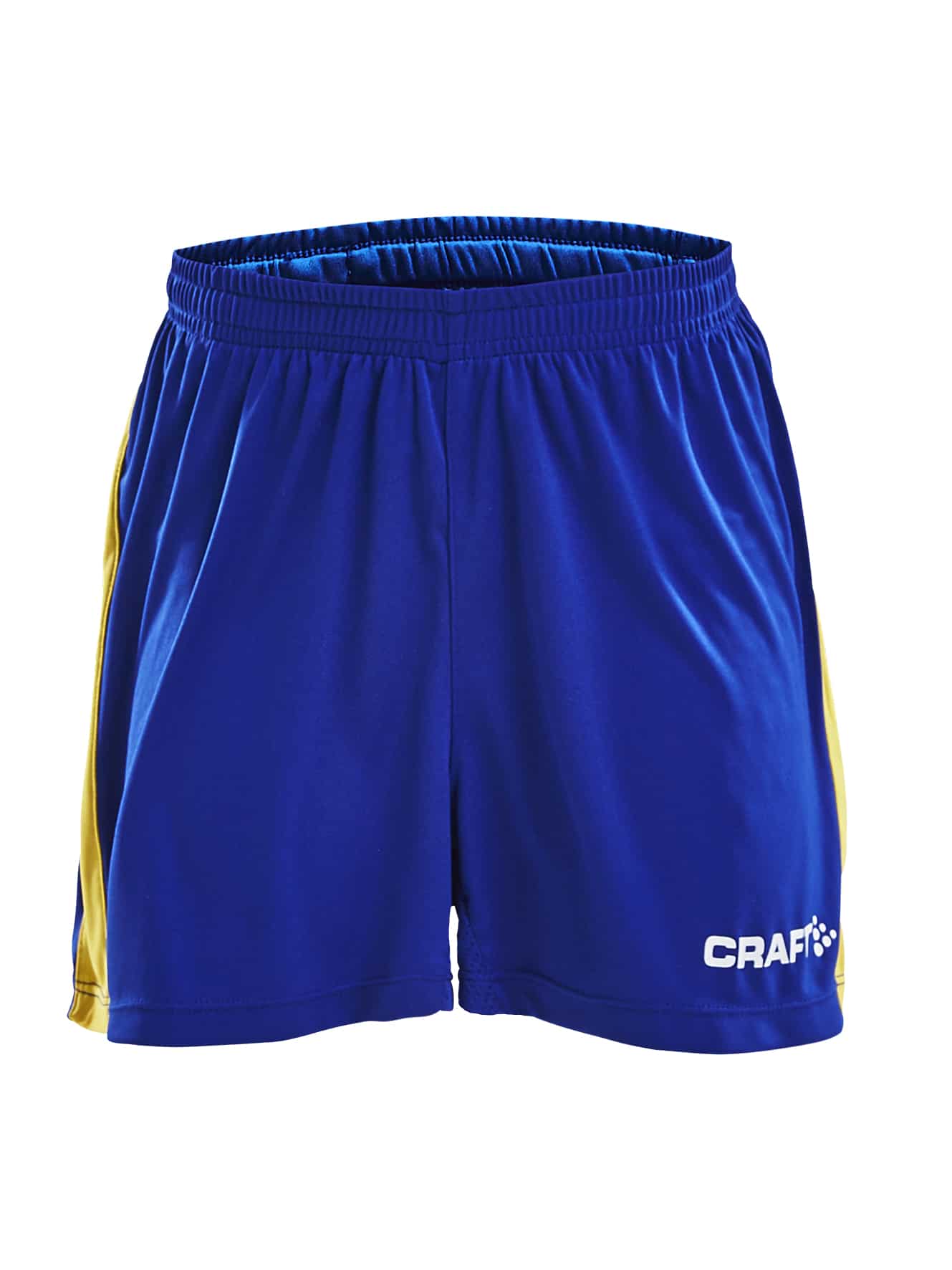 Craft   Progress Short Contrast Jr   Club Cobolt Sweden Yellow 158 164