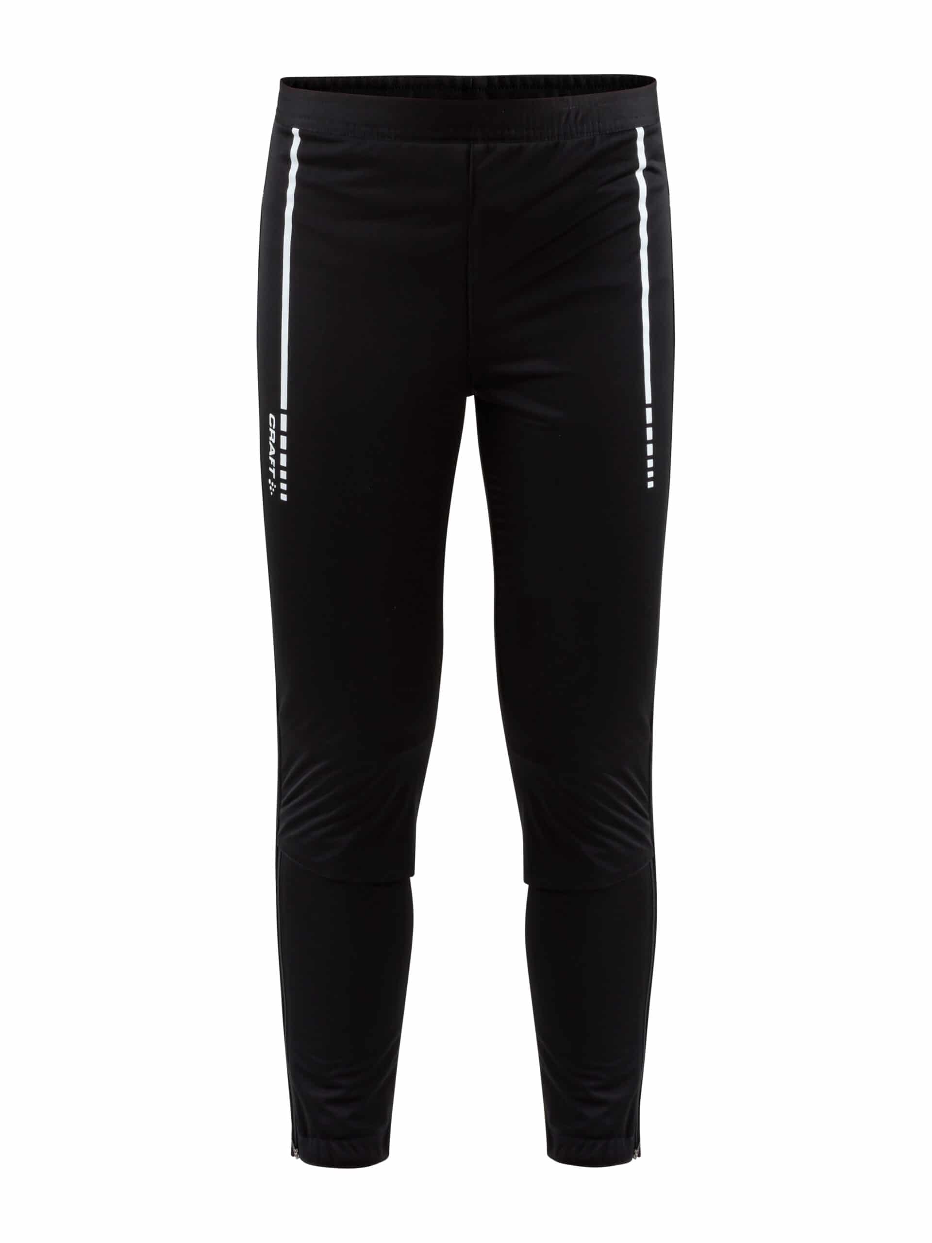 Craft   Warm Club 3 4 Zip Pants Jr   Black 146 152