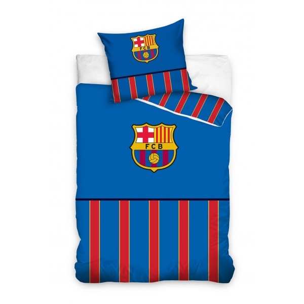 Fc Barcelona Duvet Set   Logo   Blue   70x90cm One Size