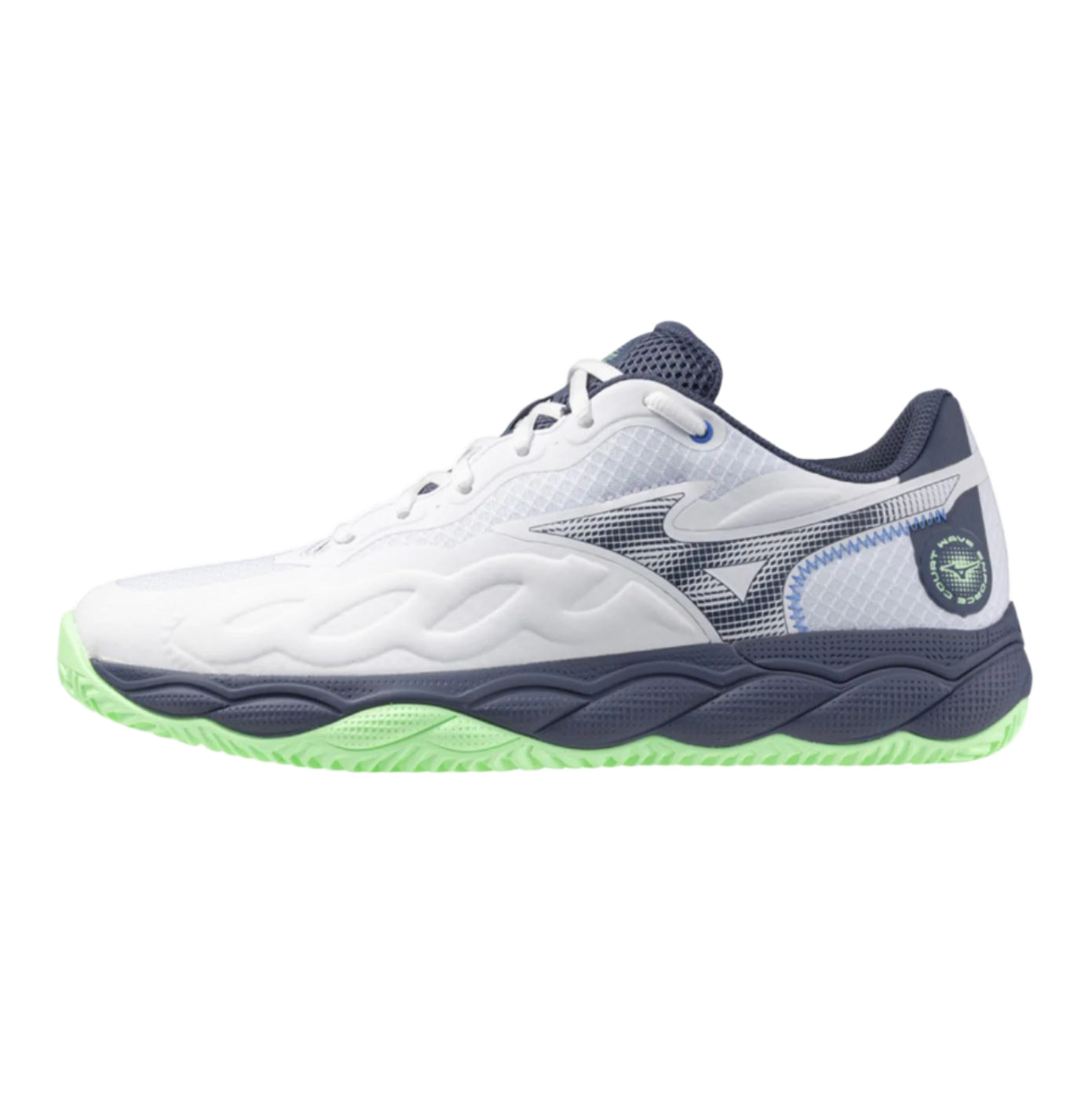 Mizuno Wave Enforce Court Cc  White Neo Mint Vintage Indigo    40 5