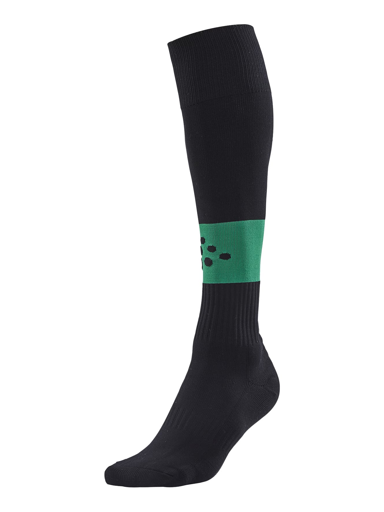 Craft   Squad Sock Contrast   Black Team Green 28 30
