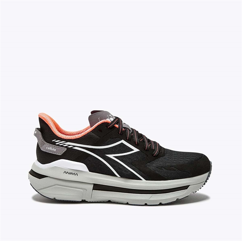 Diadora Cellula W Løbesko   Sort Orange