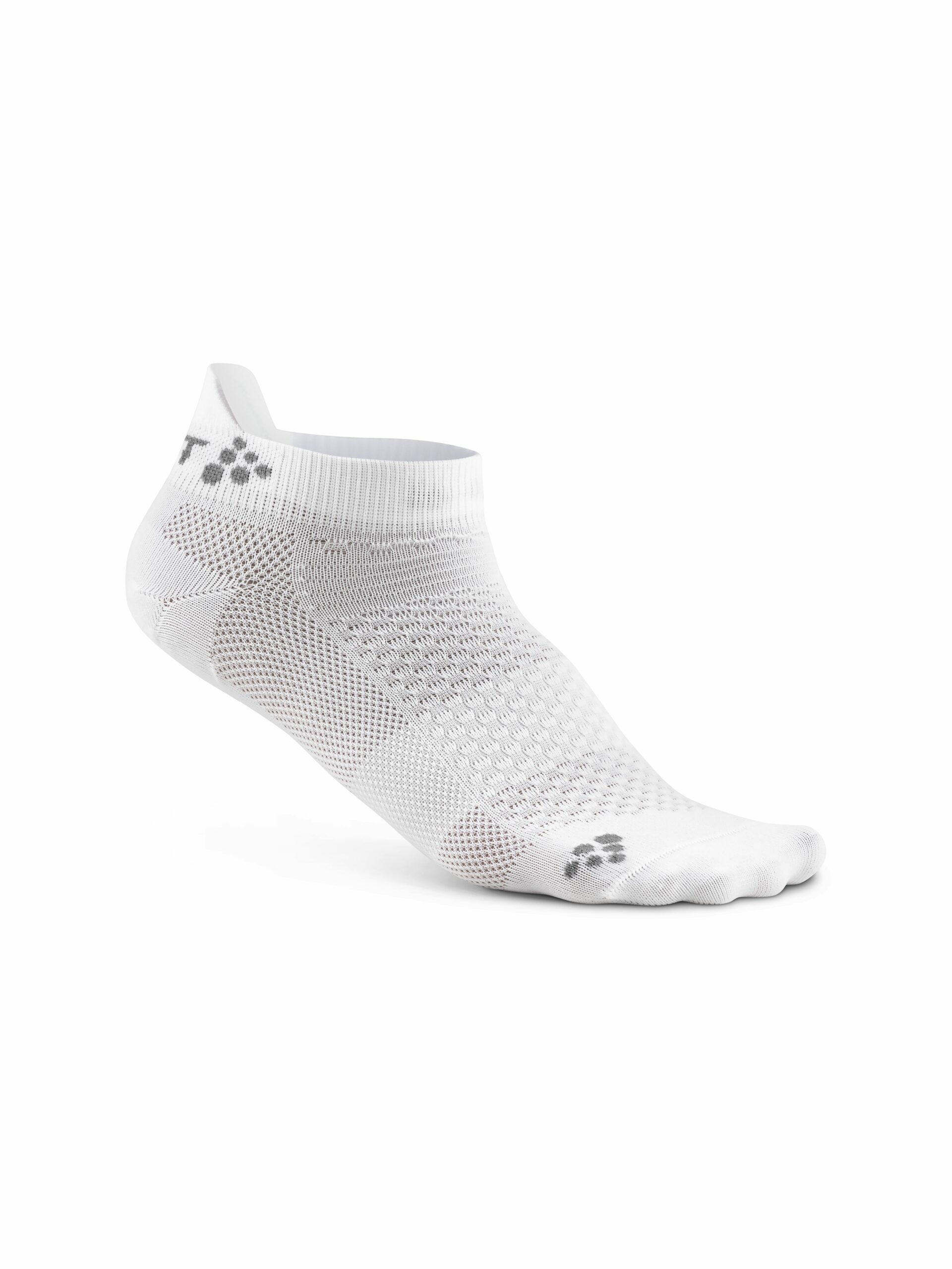 Craft   Cool Shaftless 2 Pack Sock   White 34 36